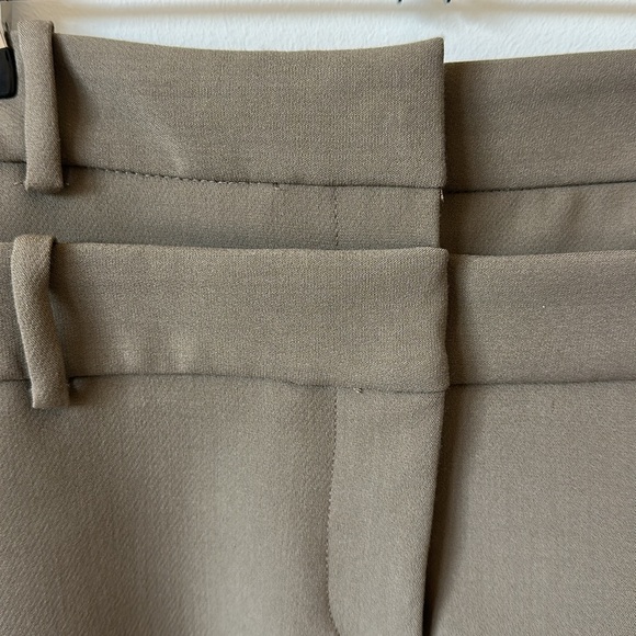 Brand New w Tags! ZARA Dark Khaki Double Belt Skirt-Shorts Size M - Picture 3 of 7